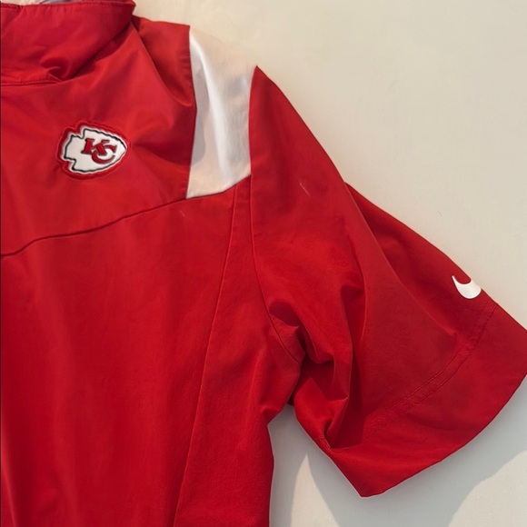 Kansas City Chiefs Red 1/4 zip short sleeve - Picture 2 of 4
